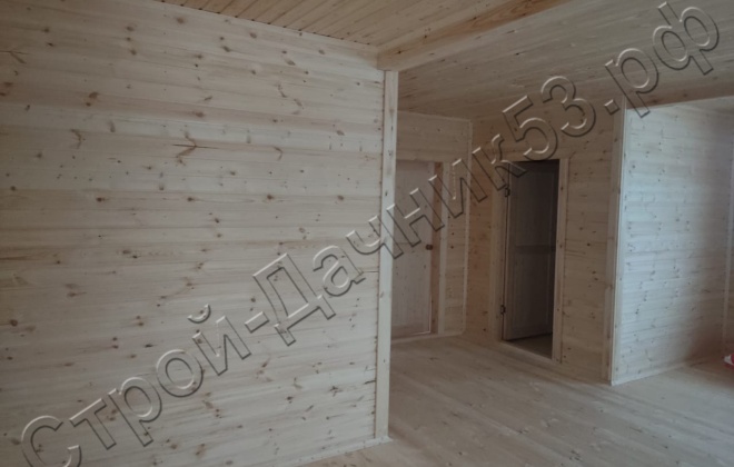 4 Каркасно-щитовой дом   Д-3, 9х8,5м, 67,5 М², Владимирская область, Ковровский район, село Большие Всегодичи. (2)